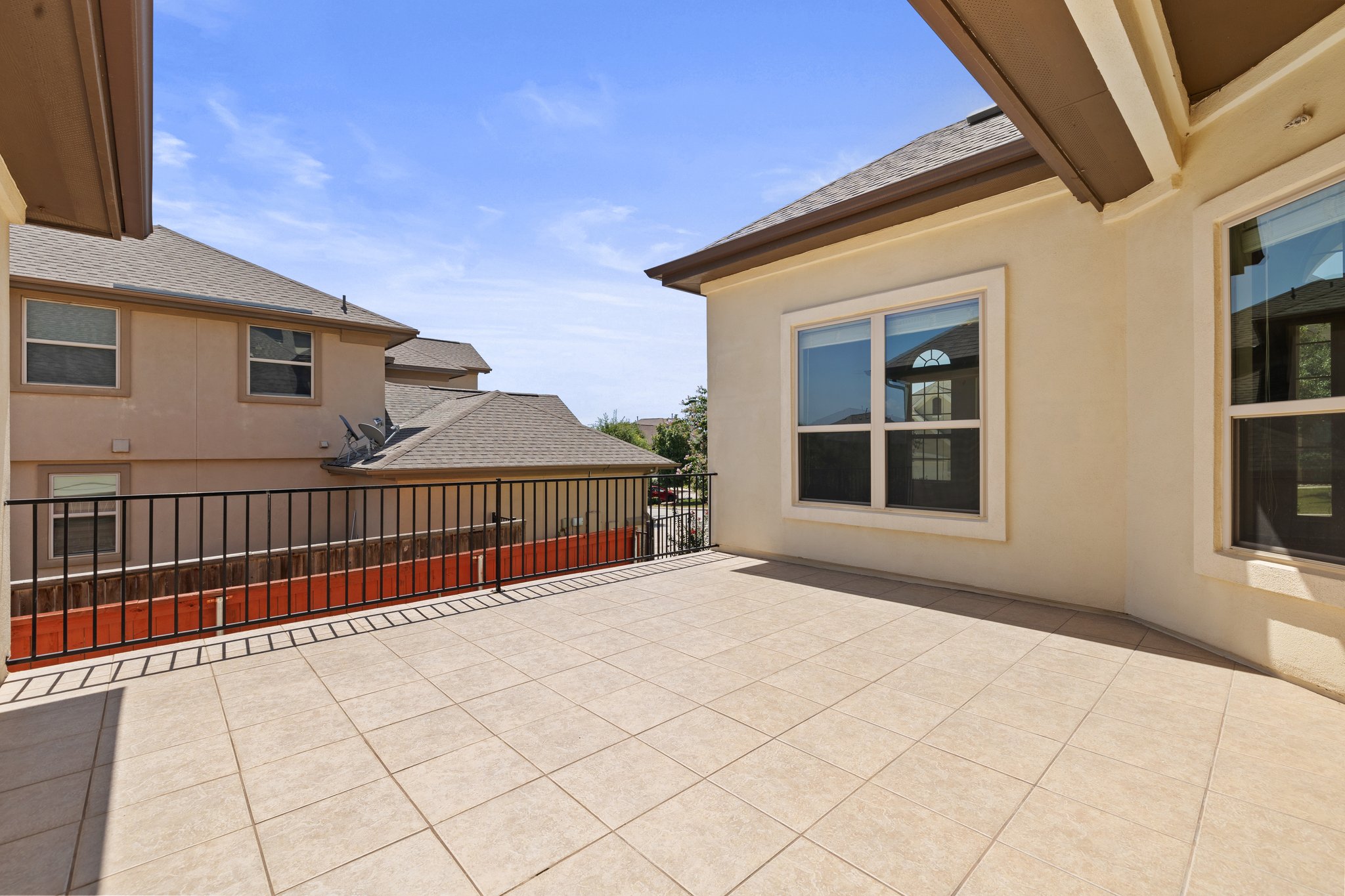 This amazing courtyard is next to the study and near the front door.