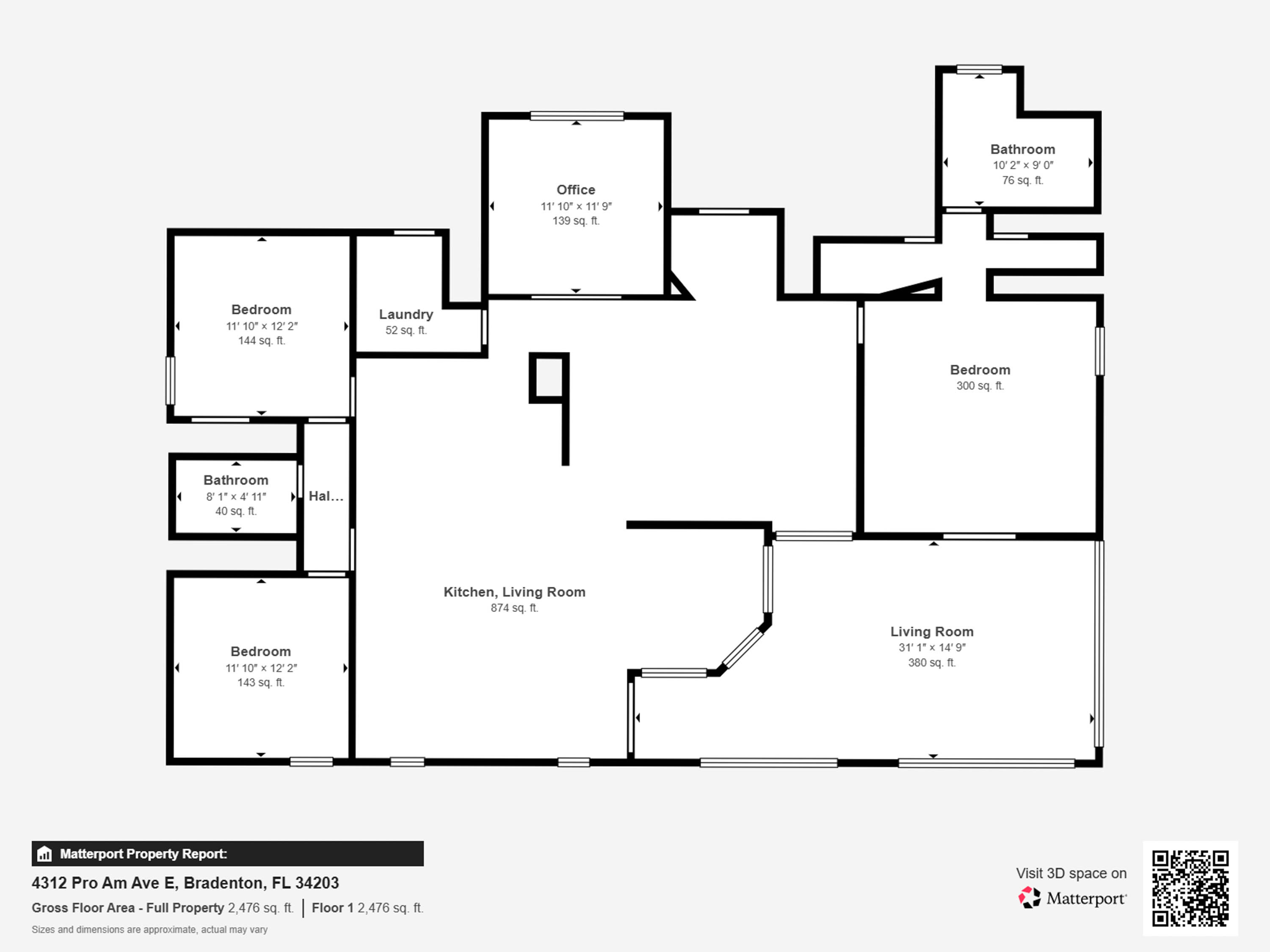 Measurements - 4312 Pro Am Ave E