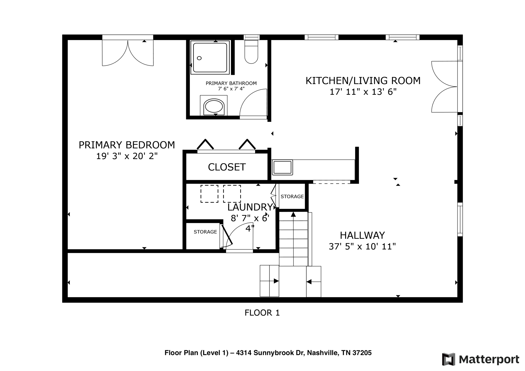 Floor 1 - 4314 Sunnybrook Dr