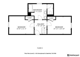 Floor 3 - 4314 Sunnybrook Dr