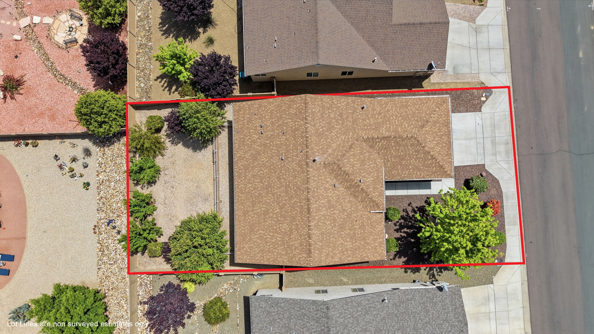 Birds Eye Lot Lines