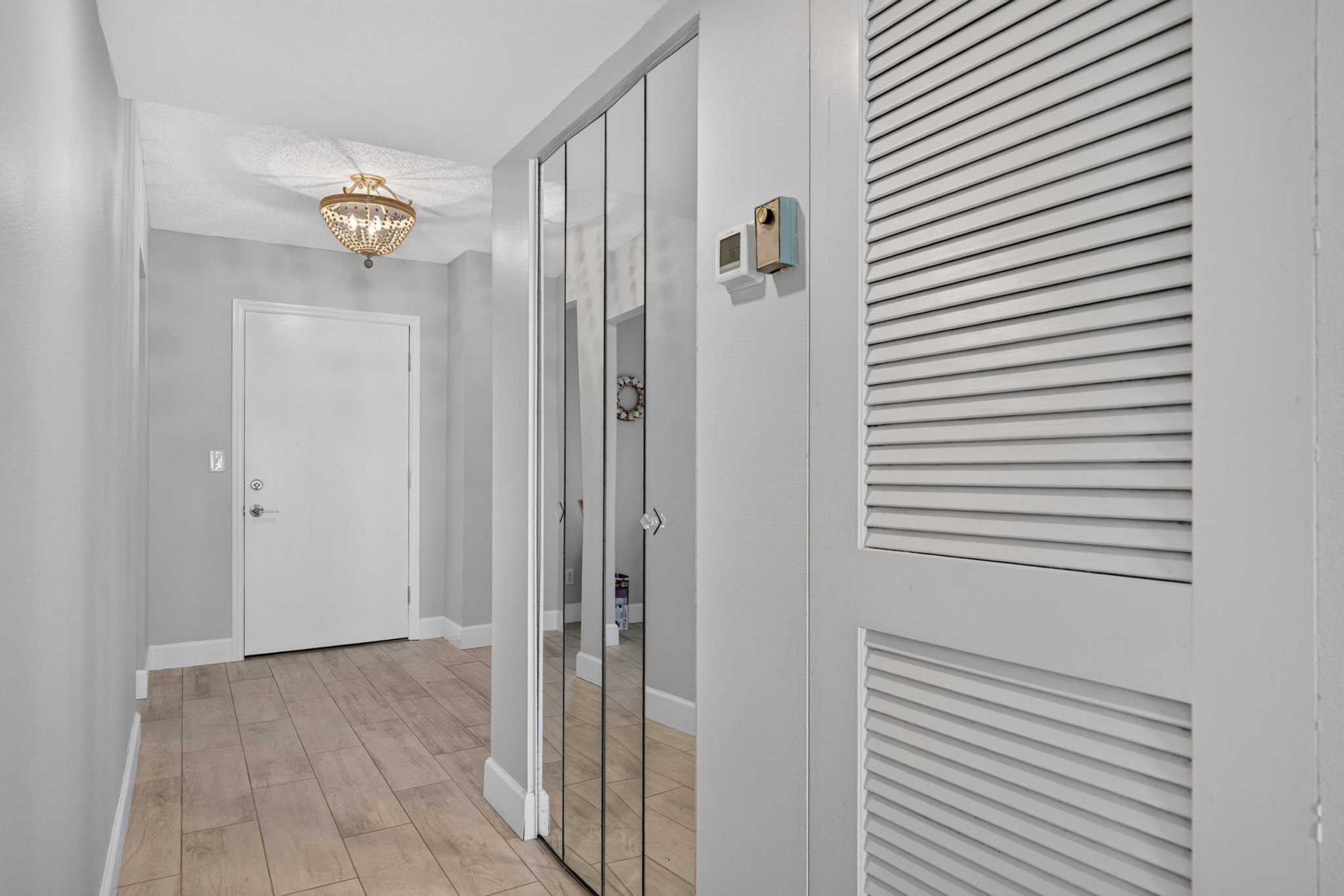 storage closet and AC closet