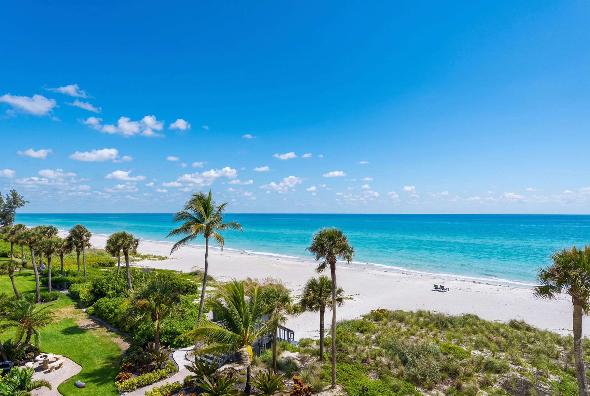 Private beach access