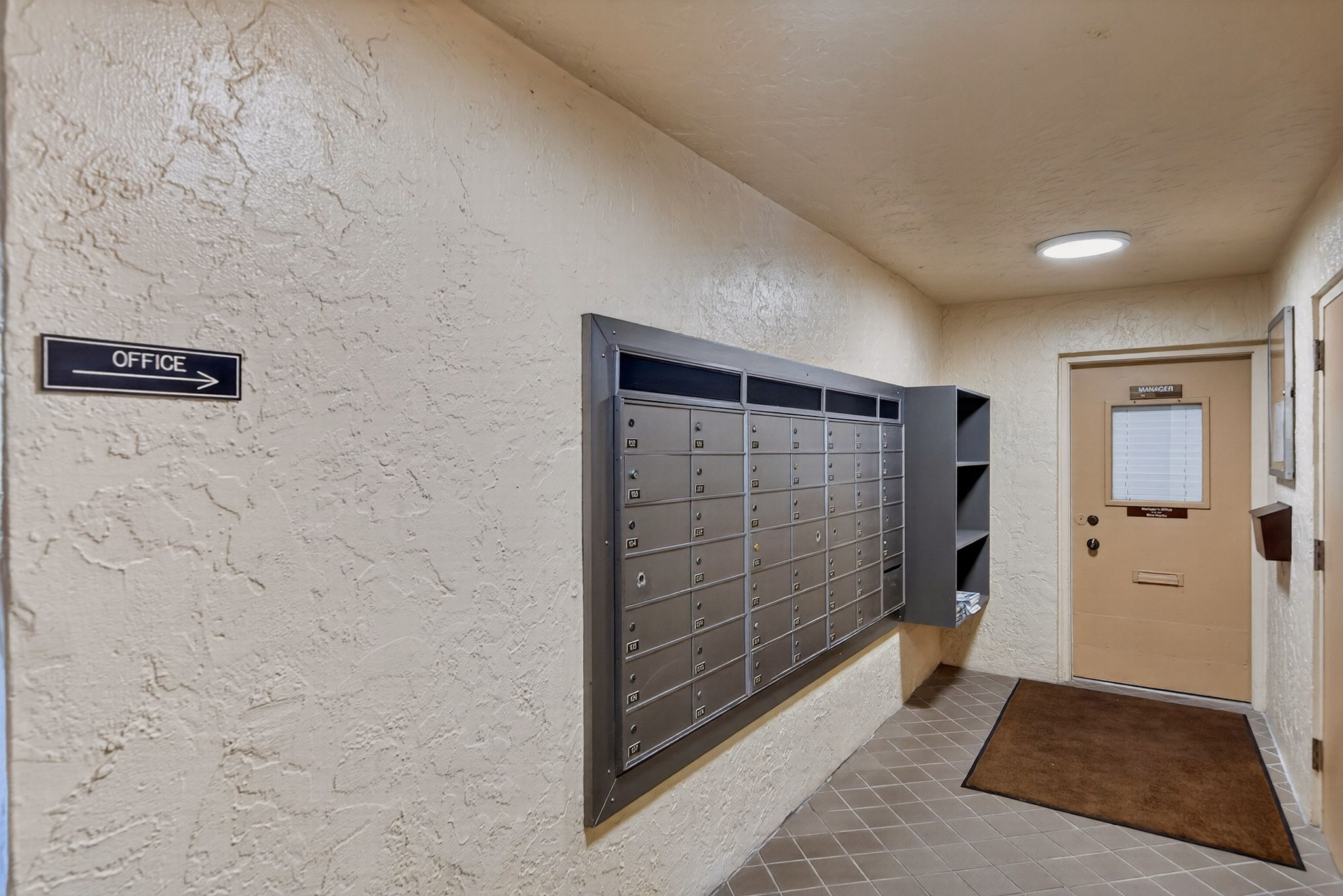 Mail and property manager's office