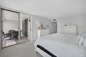 Sliding doors to Gulf-front balcony