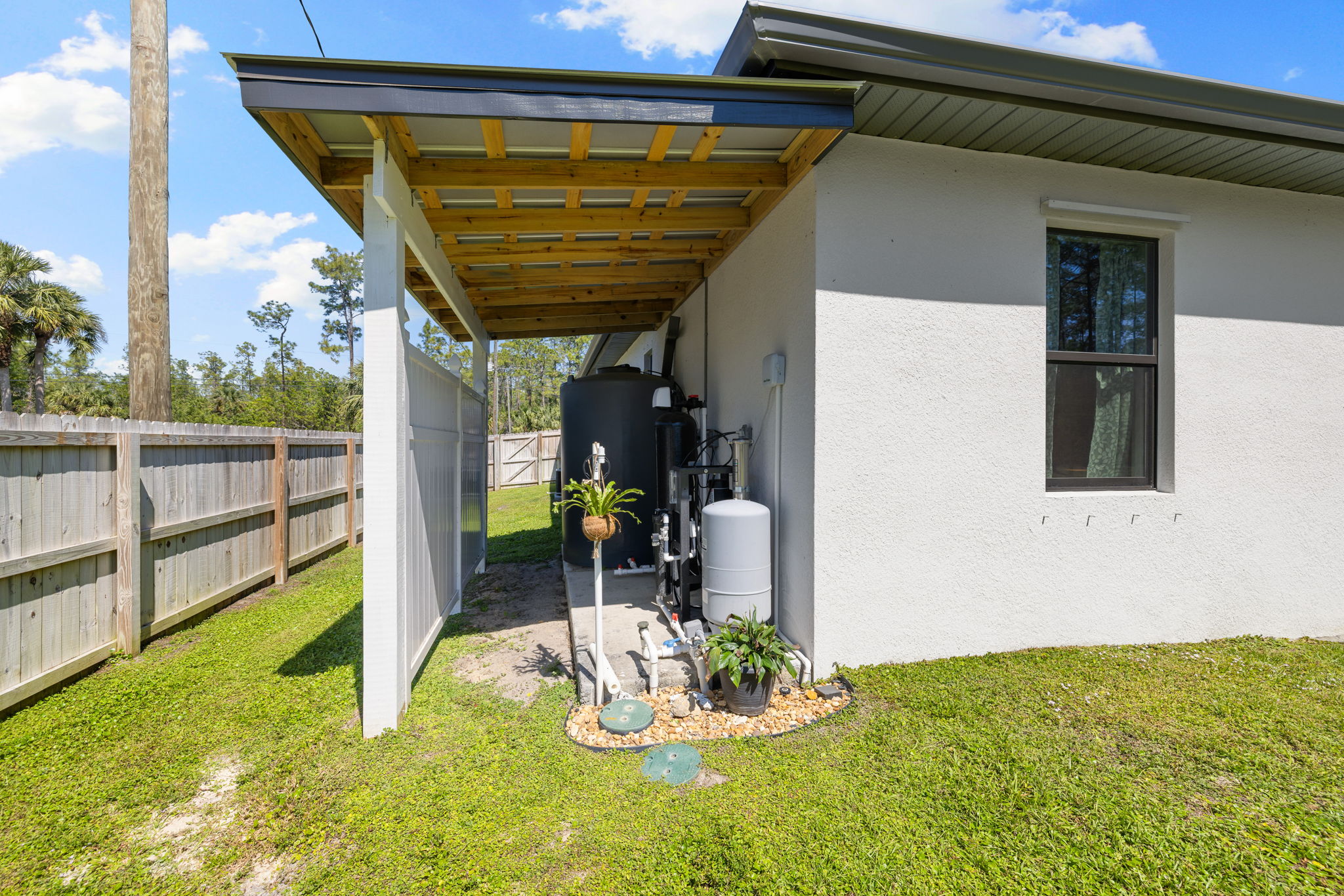 Whole house reverse osmosis system.