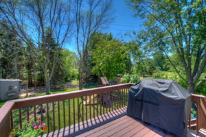 Grab some coffee and a good book and just relaxt on your private deck overlooking your beautiful yard. Life is good.