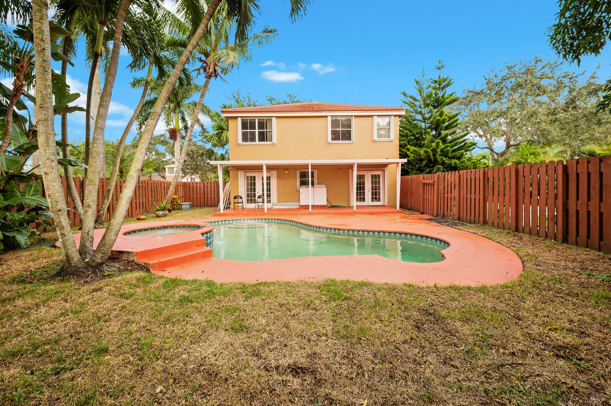 Back Yard with Pool