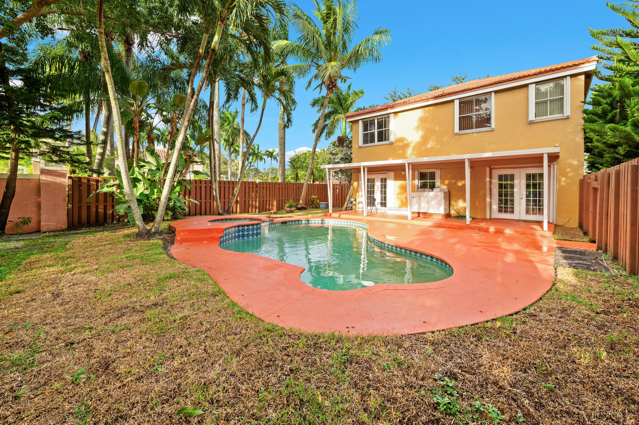 Back Yard with Pool