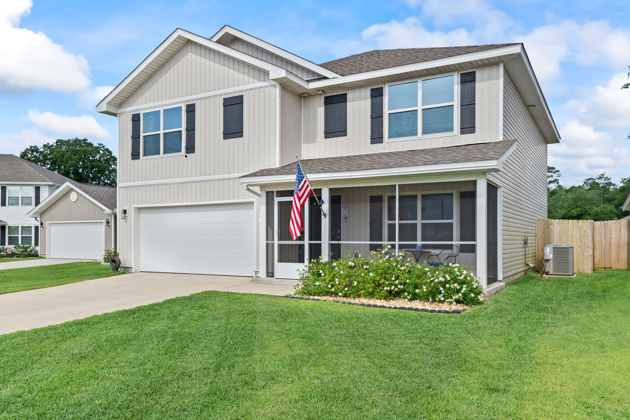 Front of Home and Yard