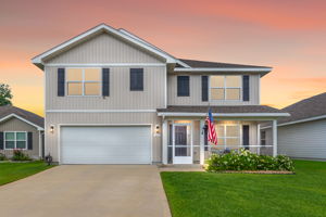 Front of Home at Twilight