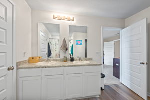 Primary Bathroom Dual Sinks