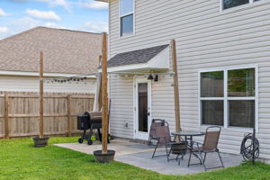 Patio in Back Yard