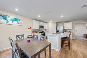 Dining Kitchen and Foyer