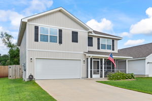 Front of Home Driveway and Garage