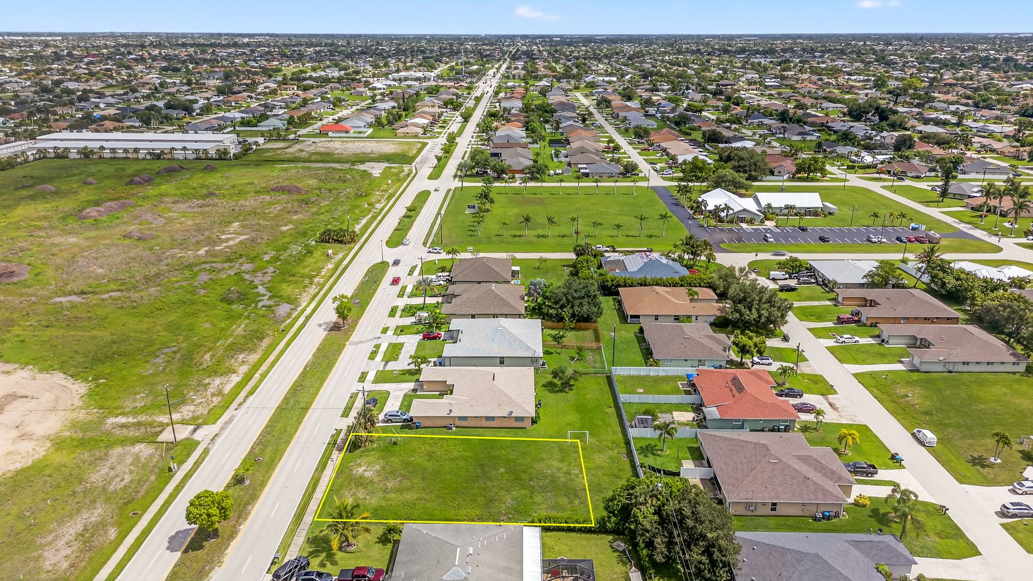 Aerial View 1 -Lot Lines