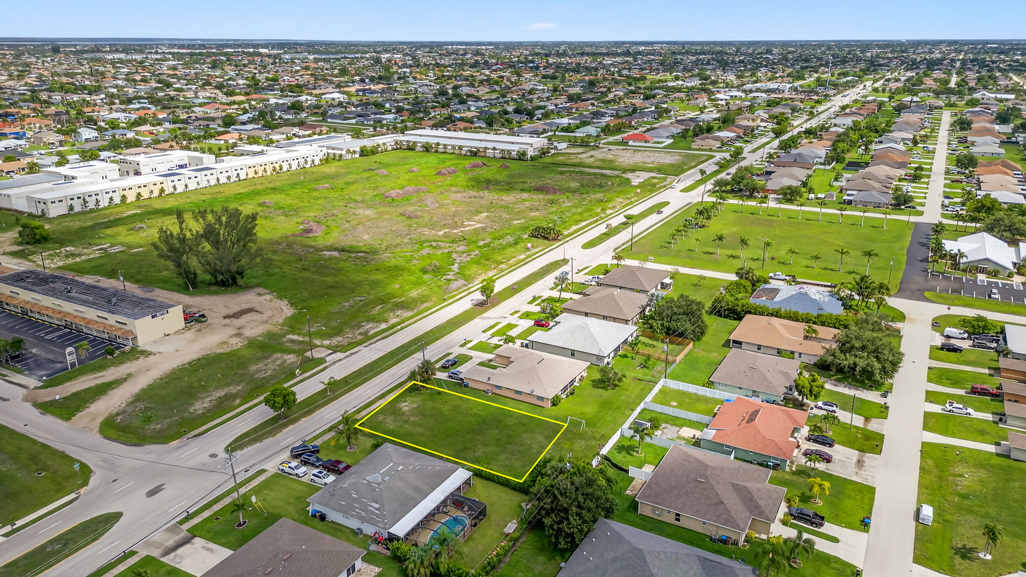 Aerial View 2 -Lot Lines