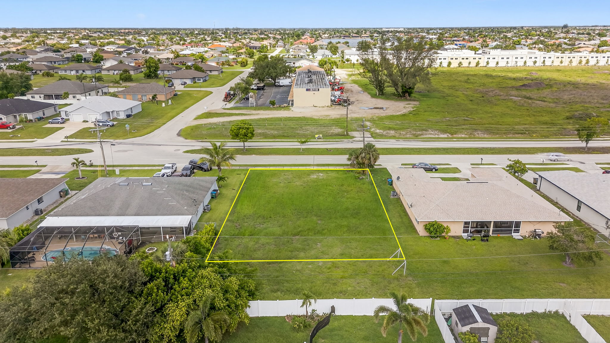 Aerial View 3 -Lot Lines