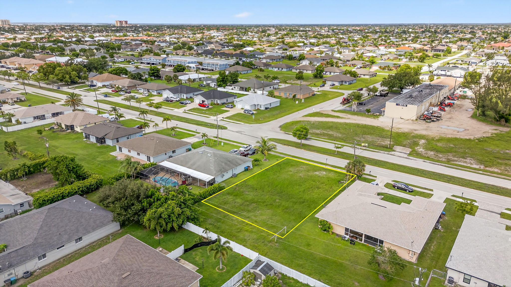 Aerial View 4 -Lot Lines