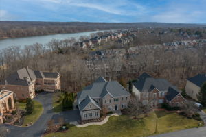 This grand home has views of the woods and Potomac River