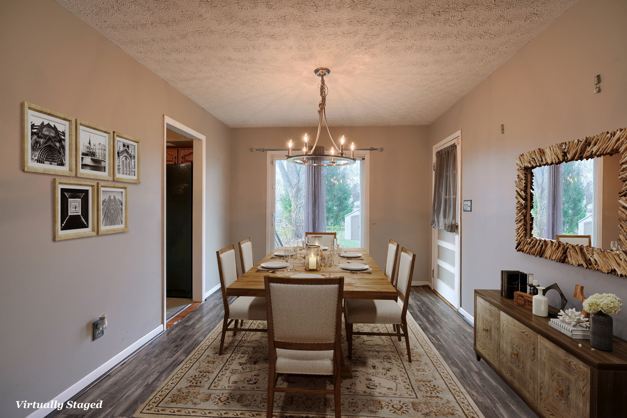 Dining Room Virtually Staged