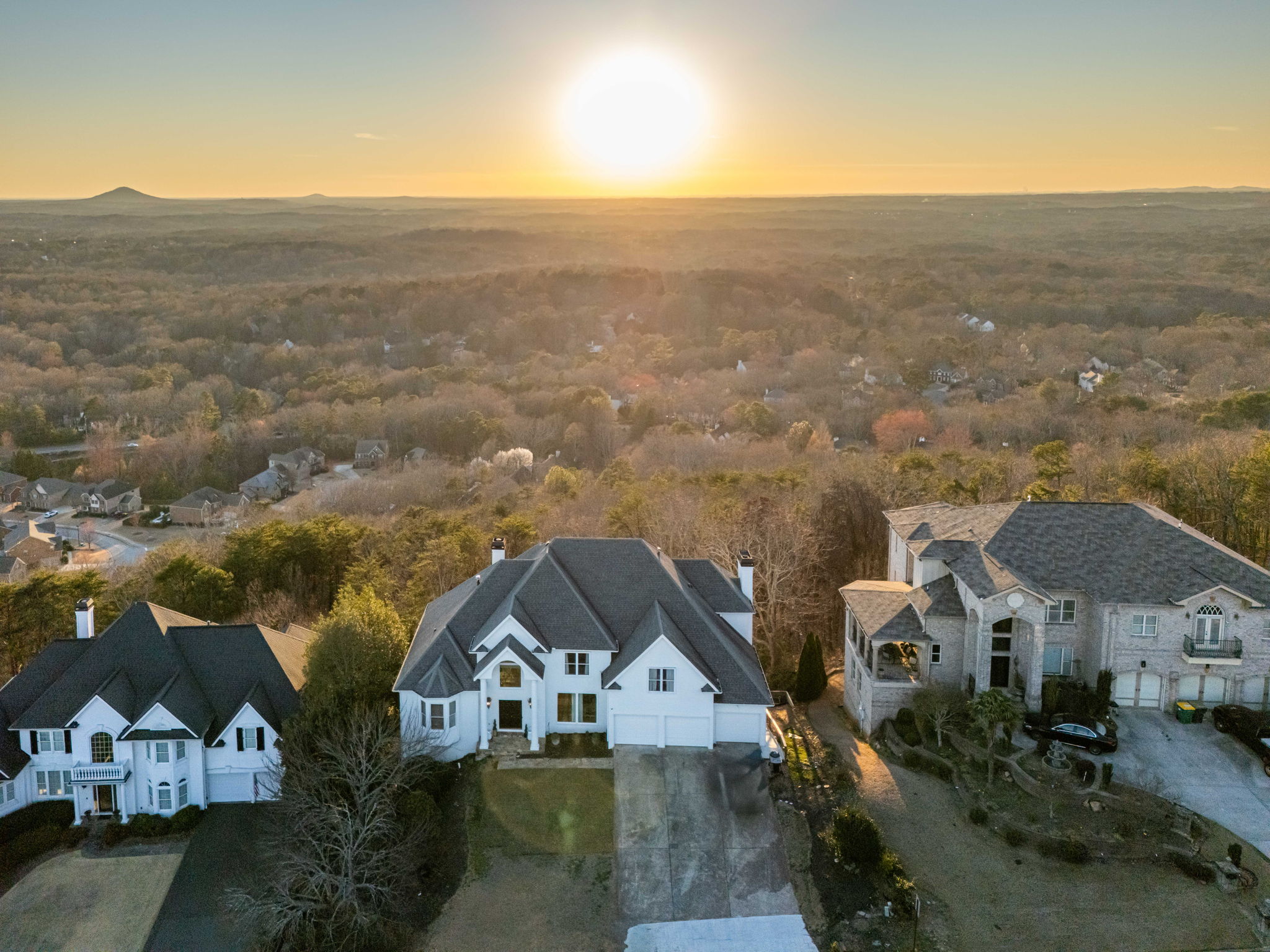 Sunsets Behind the Home