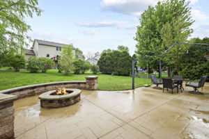 Large Patio with Fire Pit