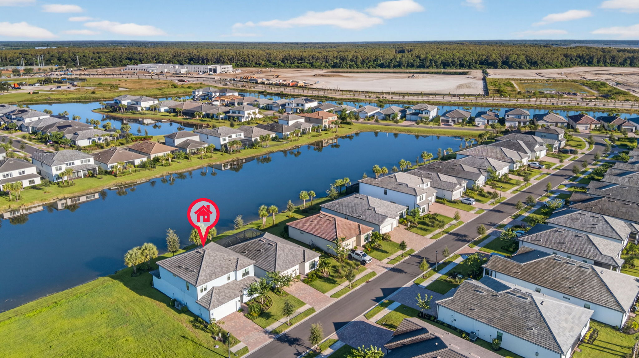 Aerial Front Exterior 3 - marker