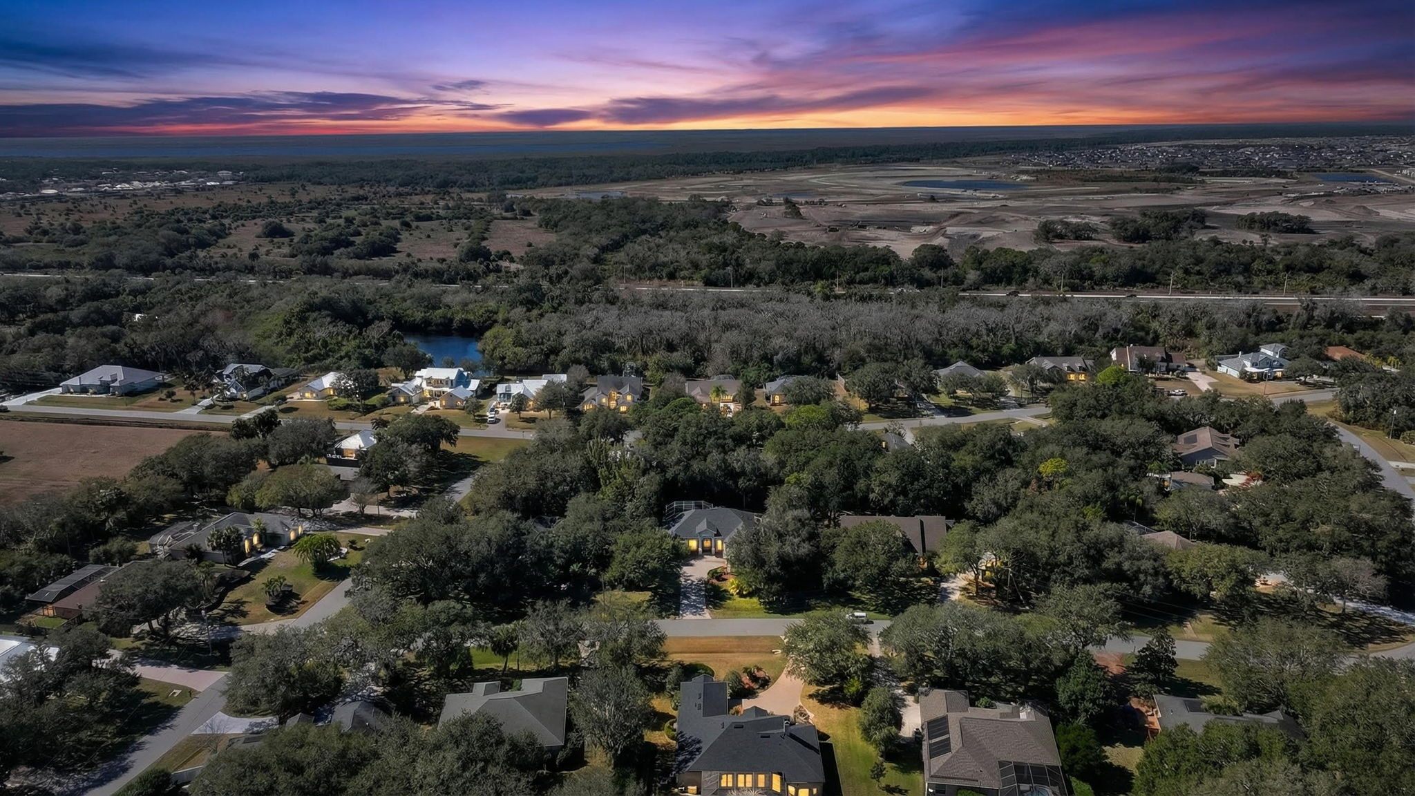 Drone Photo - Virtual Twilight