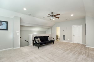 Loft/Bonus Room Upstairs with Half Bathroom