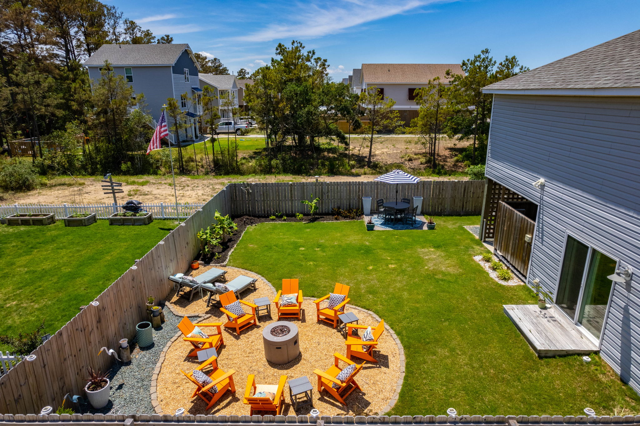 437 W Palmetto | Fenced Yard - Aerial Overview