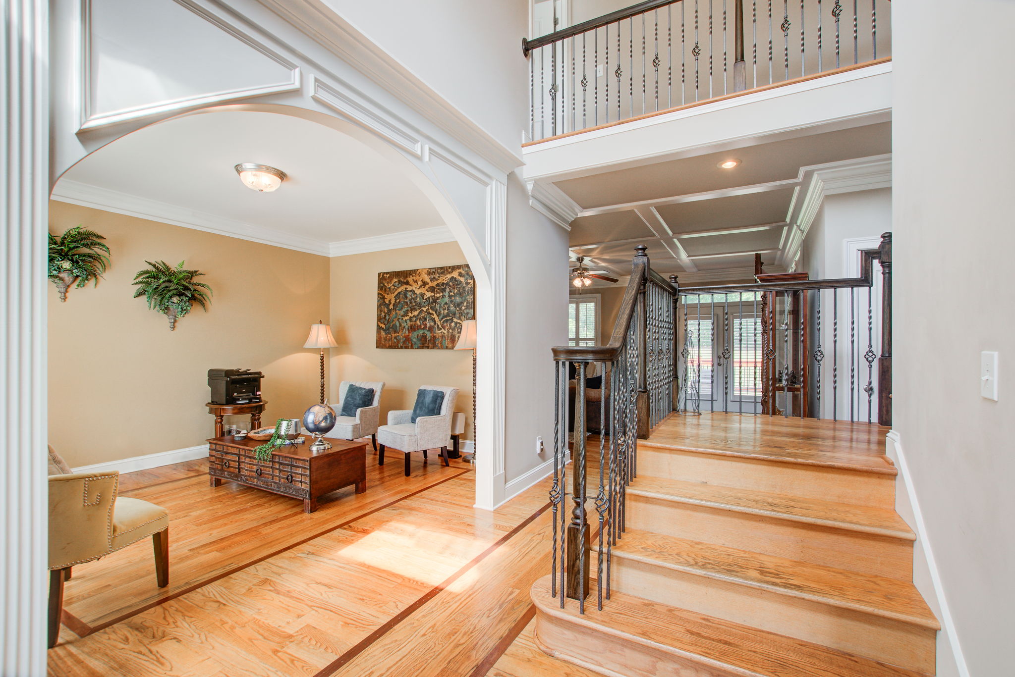 21 Formal Living Room Staircase Split