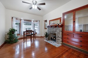 Dining Room with plenty of light