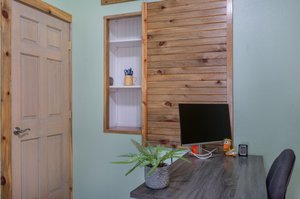 Space saving hidden shelves