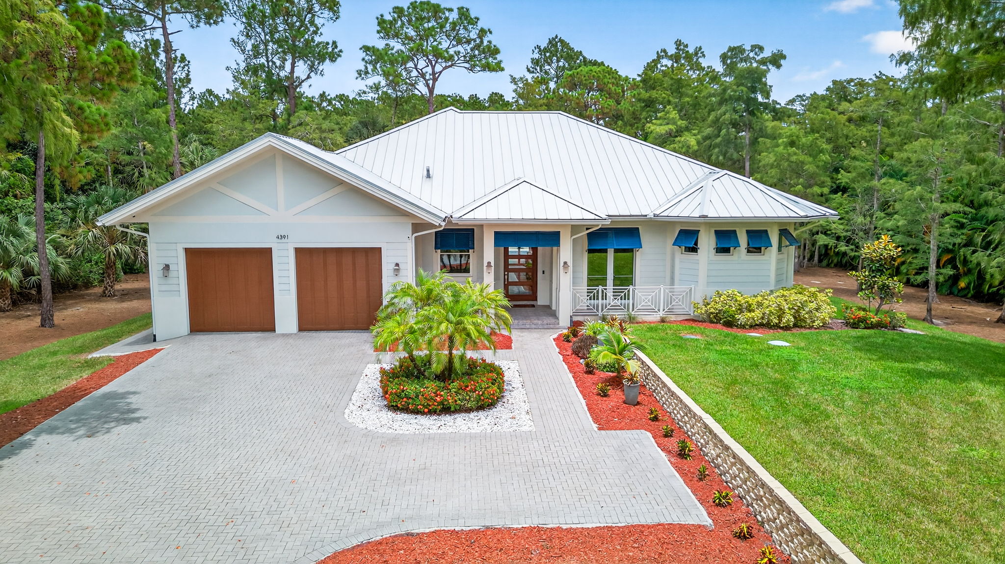 Aerial Front Exterior