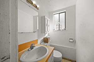2 piece bathroom located on lower level