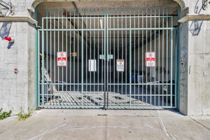 Secure gated parking