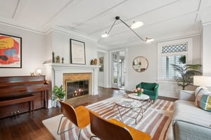 This living room has all the comfort—with just the right amount of edge.