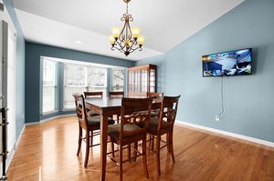 Huge Dining area adjacent to the kitchen