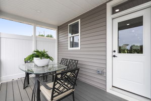 Covered Rear Deck