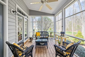 Vaulted Screened Porch