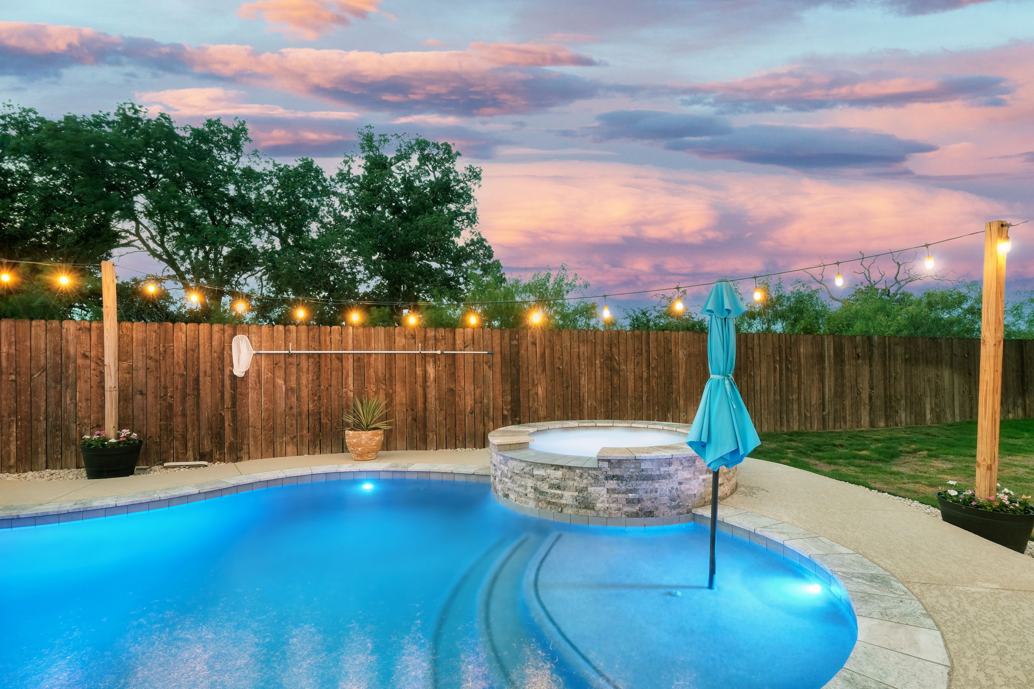 Pool and Hot Tub