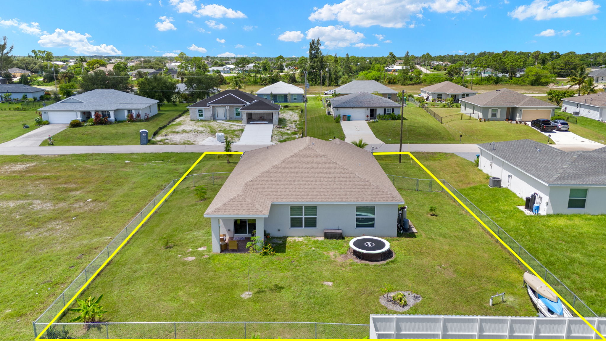 Aerial Rear Exterior 1 of 3 - lot lines