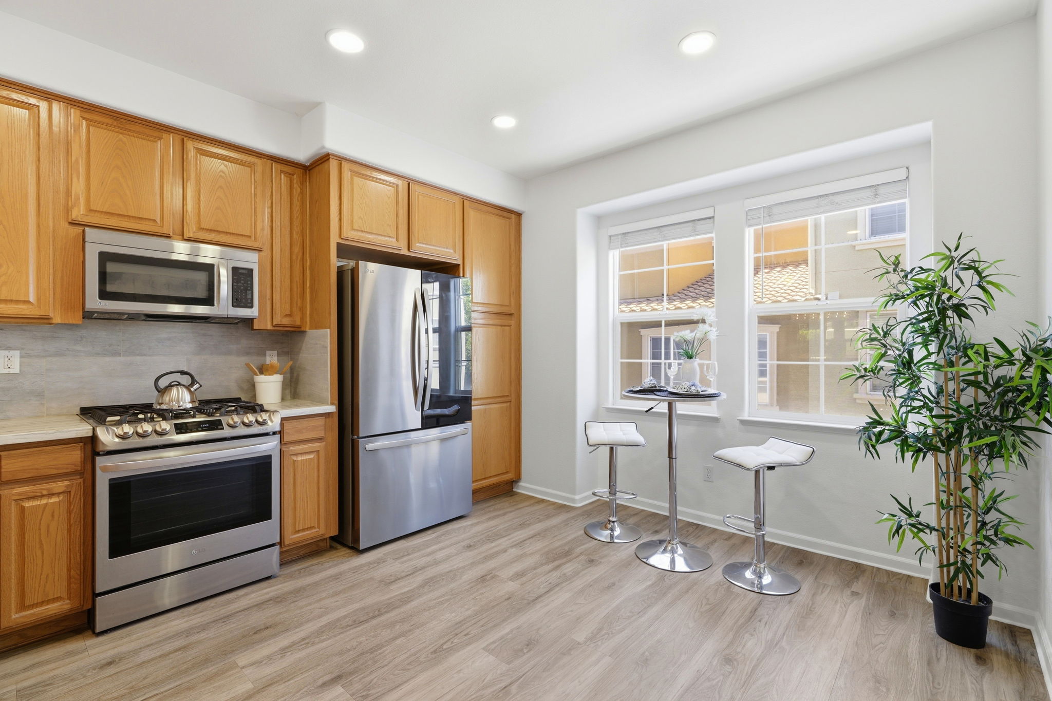 Kitchen with dining nook