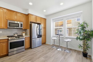 Kitchen with dining nook