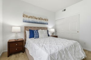Second bedroom with closet