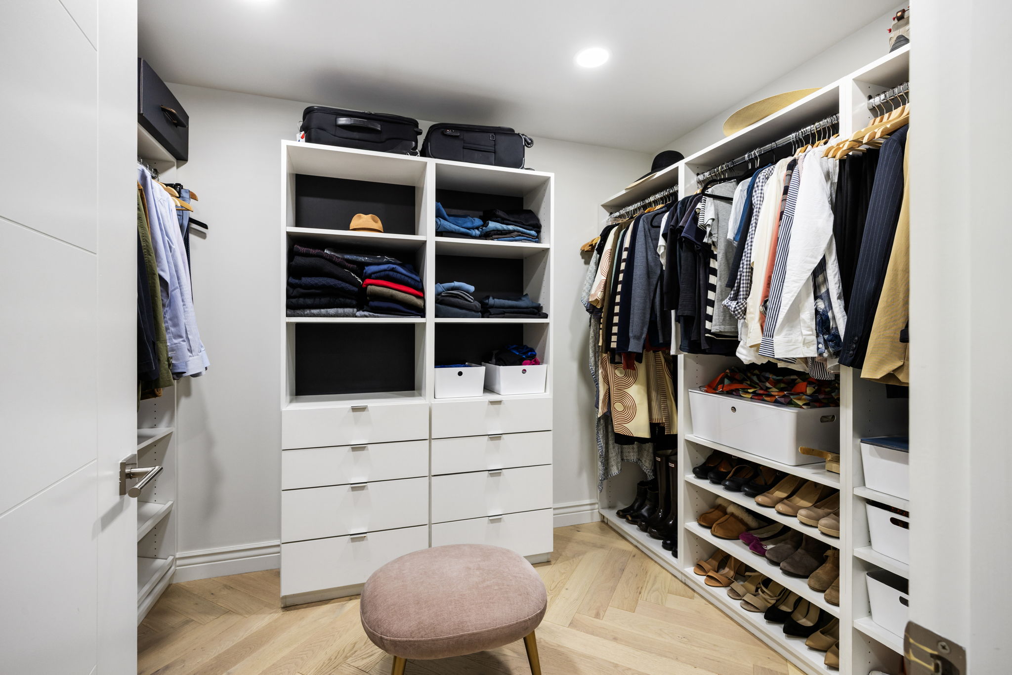 Primary walk in closet