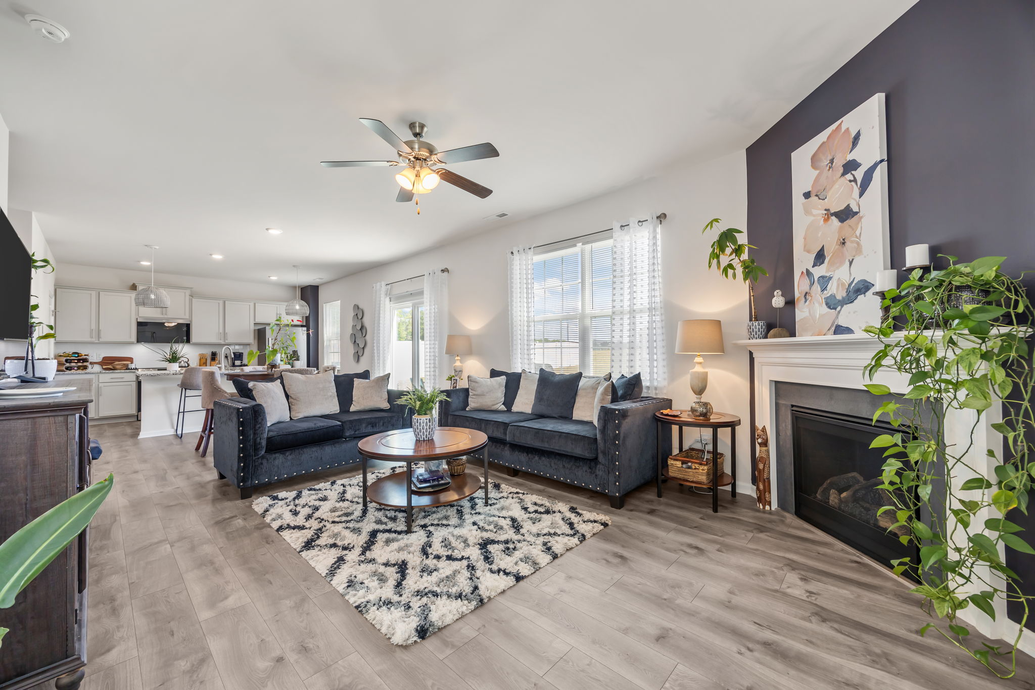 Spacious Living Area w/ Natural Light