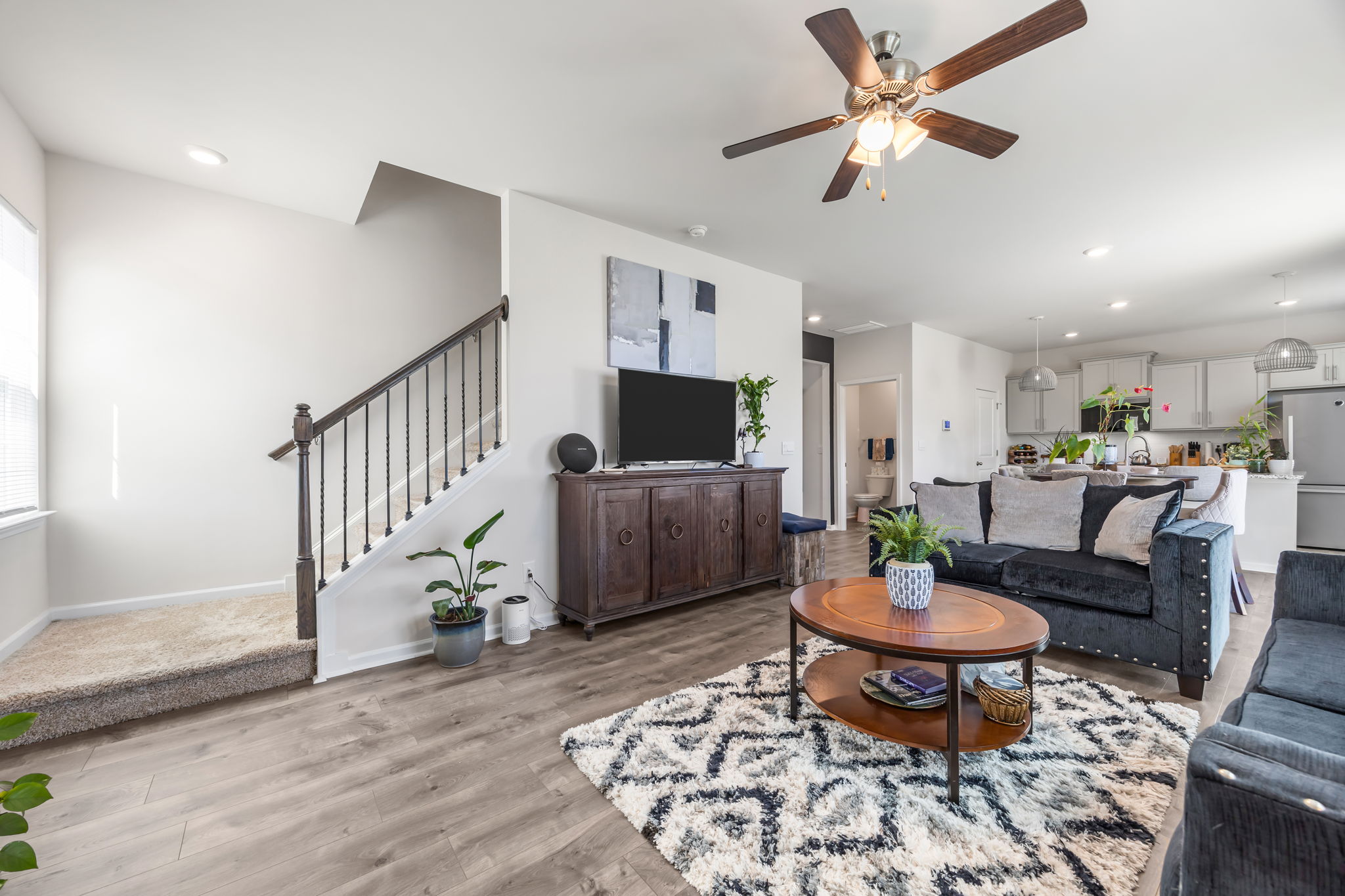 Open-Concept Primary Living Area