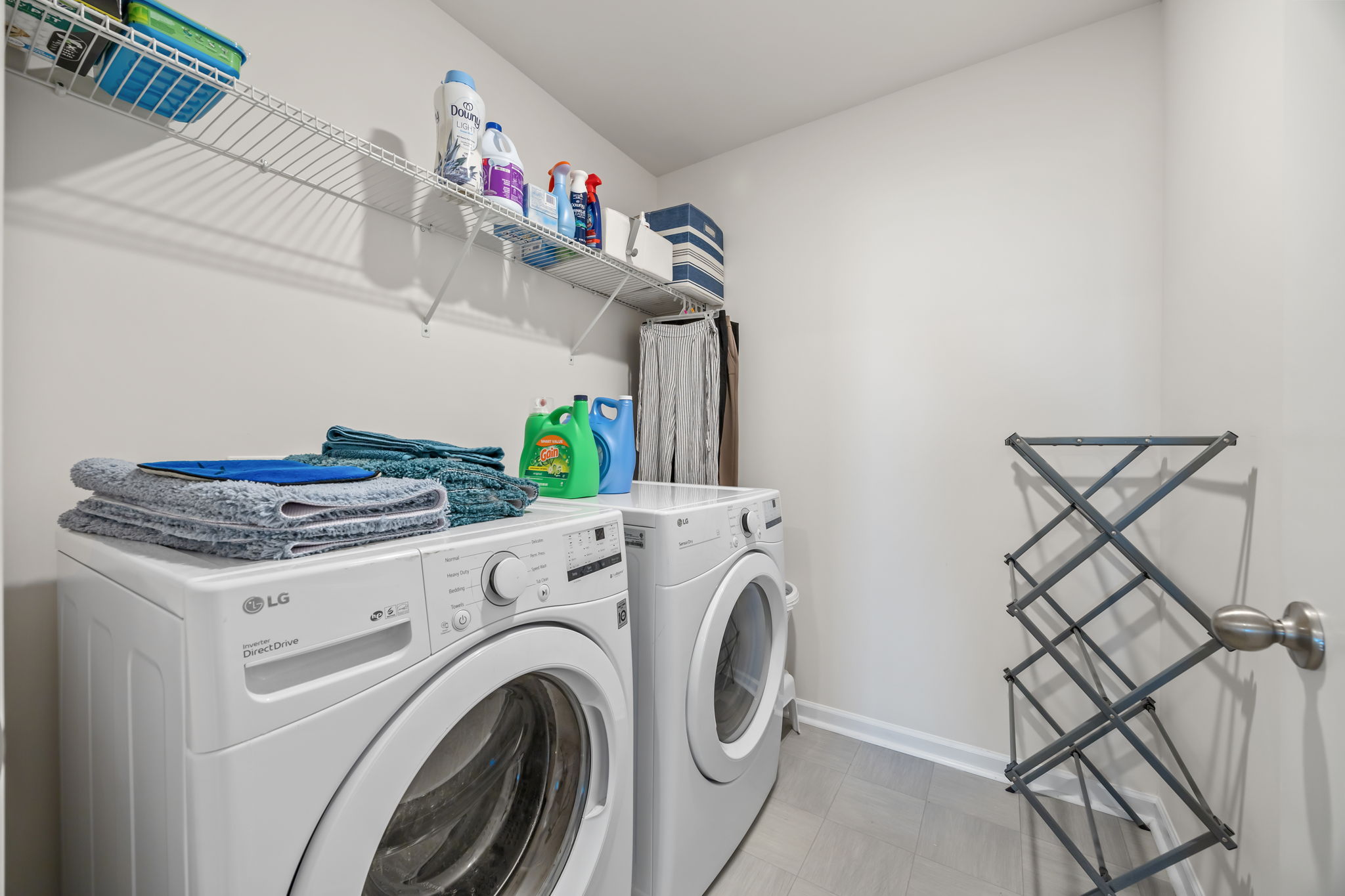 Laundry Room w/ Shelving